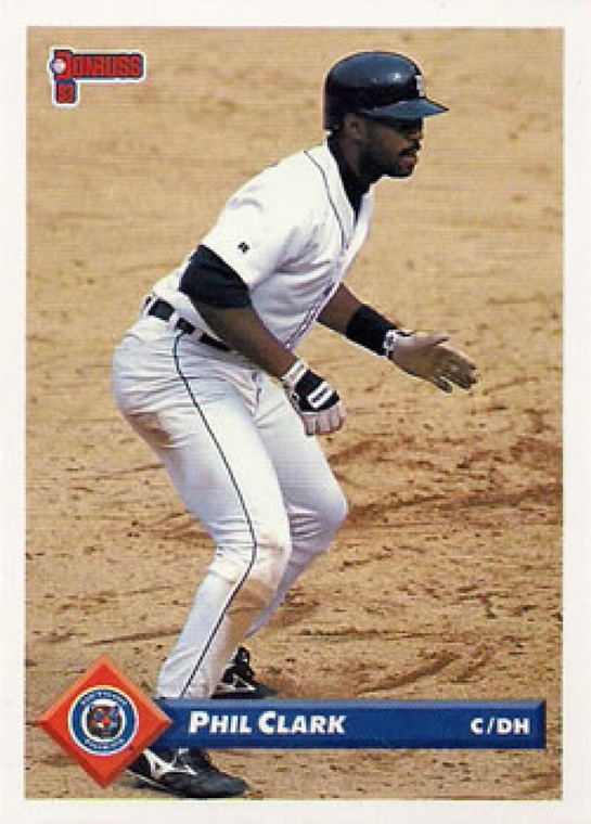 1993 Donruss #391 Phil Clark VG Detroit Tigers 