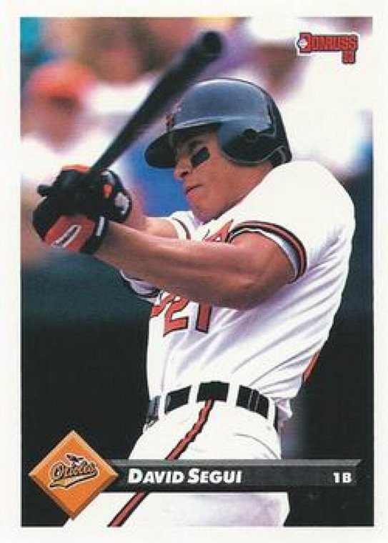 1993 Donruss #397 David Segui VG Baltimore Orioles 