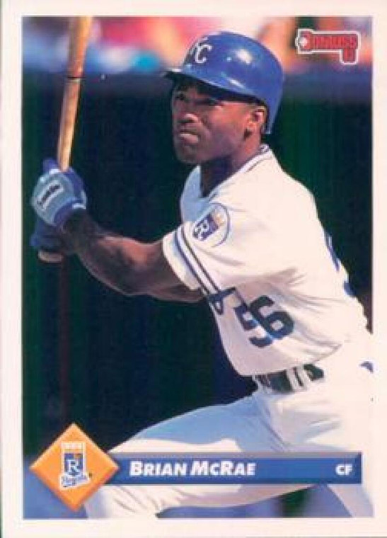 1993 Donruss #411 Brian McRae VG Kansas City Royals 