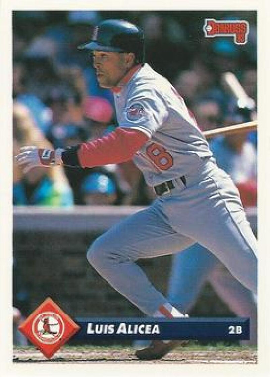 1993 Donruss #416 Luis Alicea VG St. Louis Cardinals 