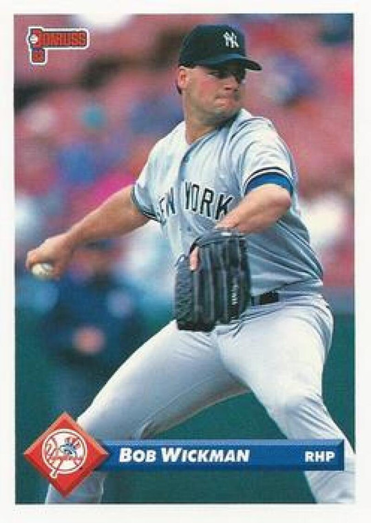 1993 Donruss #417 Bob Wickman VG New York Yankees 