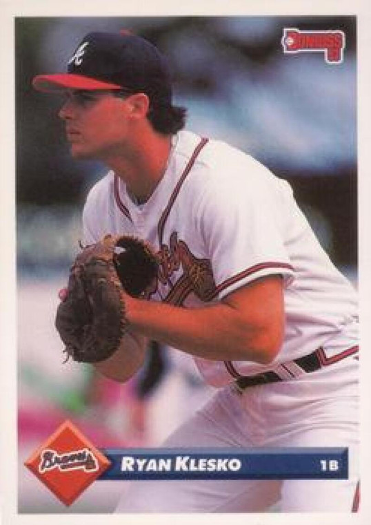 1993 Donruss #422 Ryan Klesko VG Atlanta Braves 