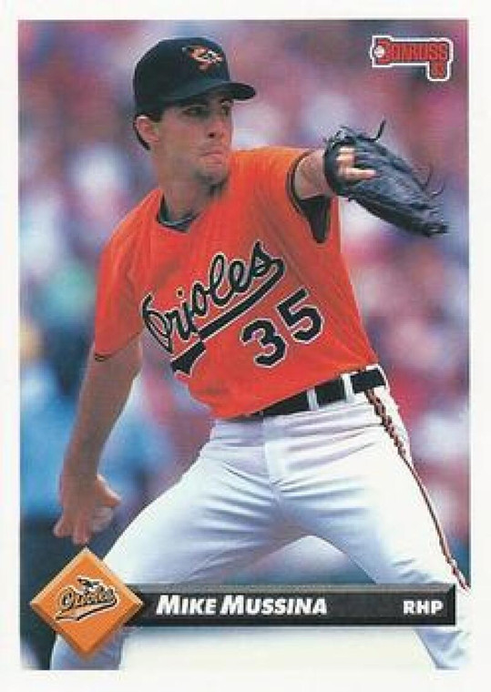 1993 Donruss #427 Mike Mussina VG Baltimore Orioles 