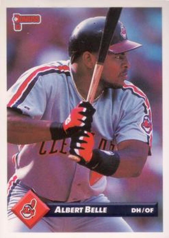 1993 Donruss #435 Albert Belle VG Cleveland Indians 