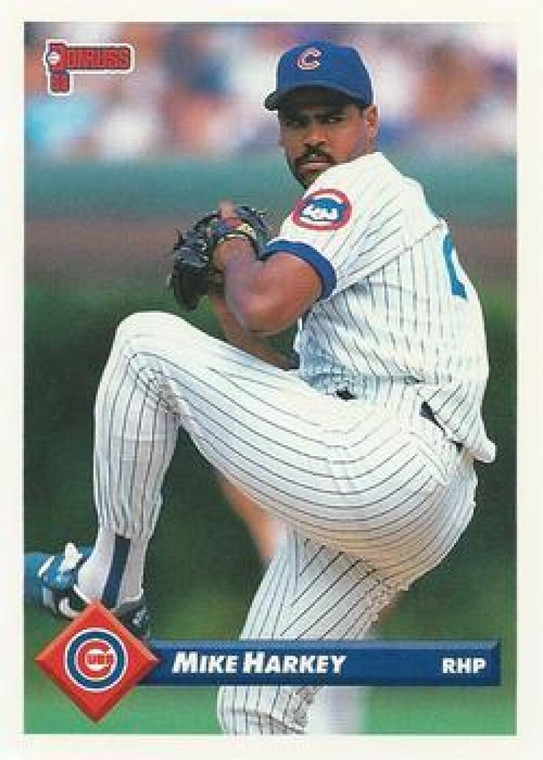 1993 Donruss #450 Mike Harkey VG Chicago Cubs 