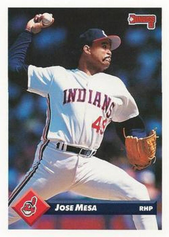 1993 Donruss #465 Jose Mesa VG Cleveland Indians 