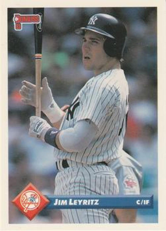 1993 Donruss #477 Jim Leyritz VG New York Yankees 