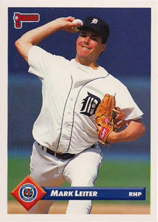1993 Donruss #495 Mark Leiter VG Detroit Tigers 