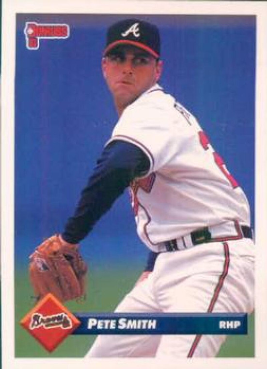 1993 Donruss #498 Pete Smith VG Atlanta Braves 