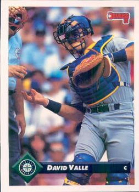 1993 Donruss #507 Dave Valle VG Seattle Mariners 