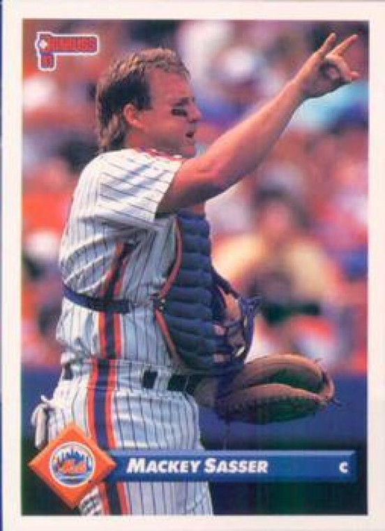 1993 Donruss #512 Mackey Sasser VG New York Mets 