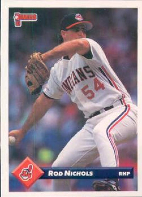 1993 Donruss #521 Rod Nichols VG Cleveland Indians 