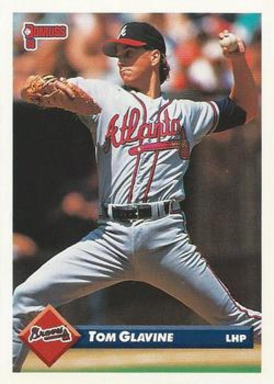 1993 Donruss #554 Tom Glavine VG Atlanta Braves 