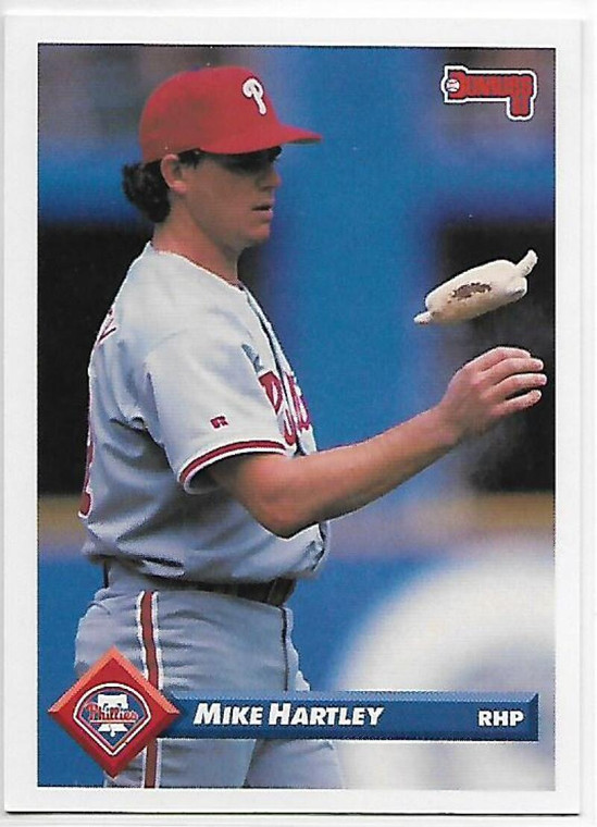 1993 Donruss #596 Mike Hartley VG Philadelphia Phillies 