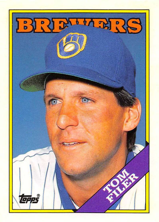 1988 Topps Traded #37T Tom Filer NM-MT Milwaukee Brewers 