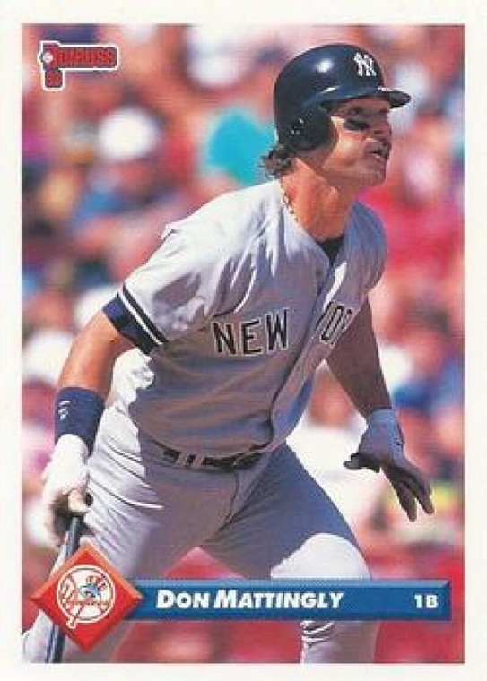 1993 Donruss #609 Don Mattingly VG New York Yankees 