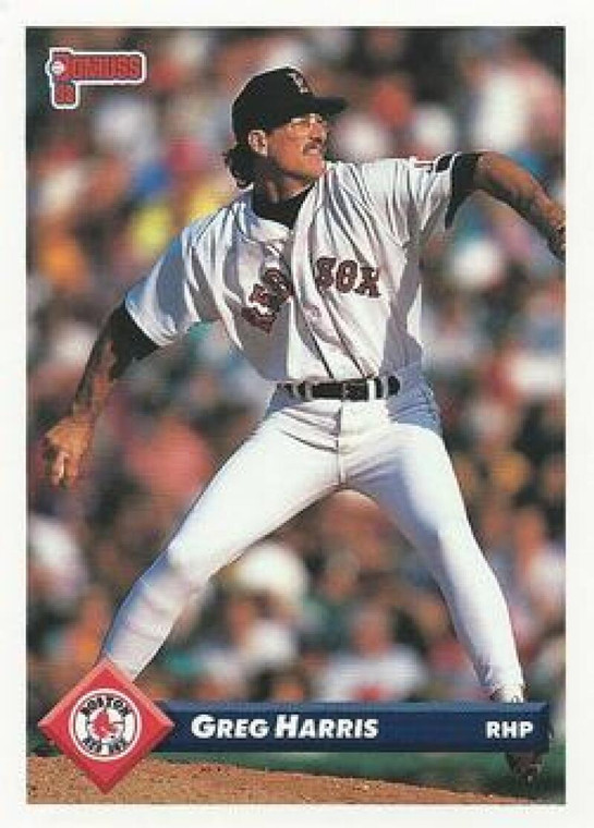 1993 Donruss #663 Greg Harris VG Boston Red Sox 