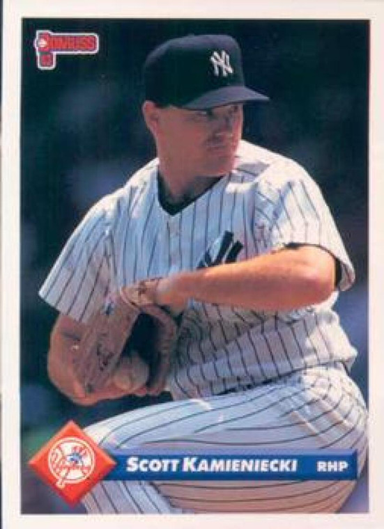 1993 Donruss #681 Scott Kamieniecki VG New York Yankees 