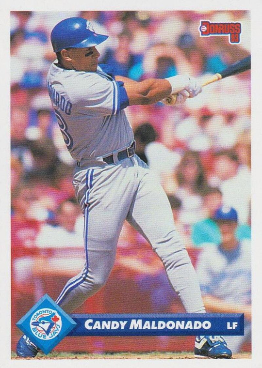 1993 Donruss #684 Candy Maldonado VG Toronto Blue Jays 