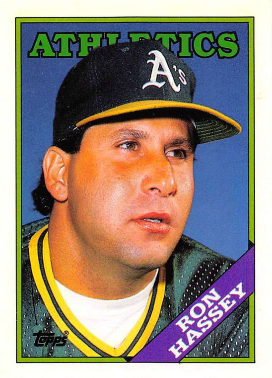 1988 Topps Traded #46T Ron Hassey NM-MT Oakland Athletics 