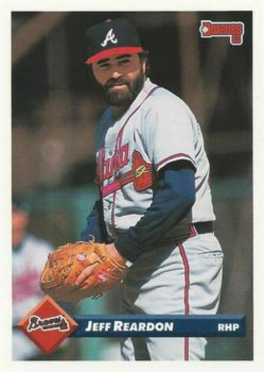 1993 Donruss #739 Jeff Reardon VG Atlanta Braves 