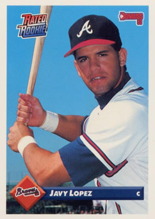 1993 Donruss #782 Javy Lopez VG Atlanta Braves 
