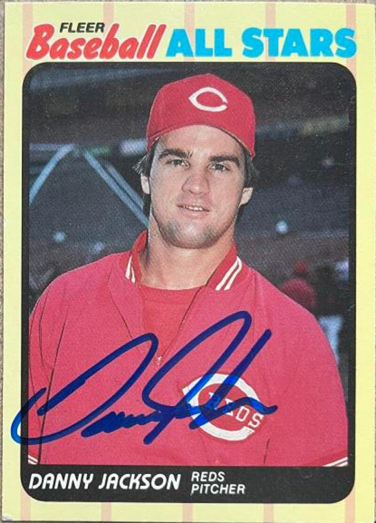 Danny Jackson Autographed 1989 Fleer Baseball All-Stars #22