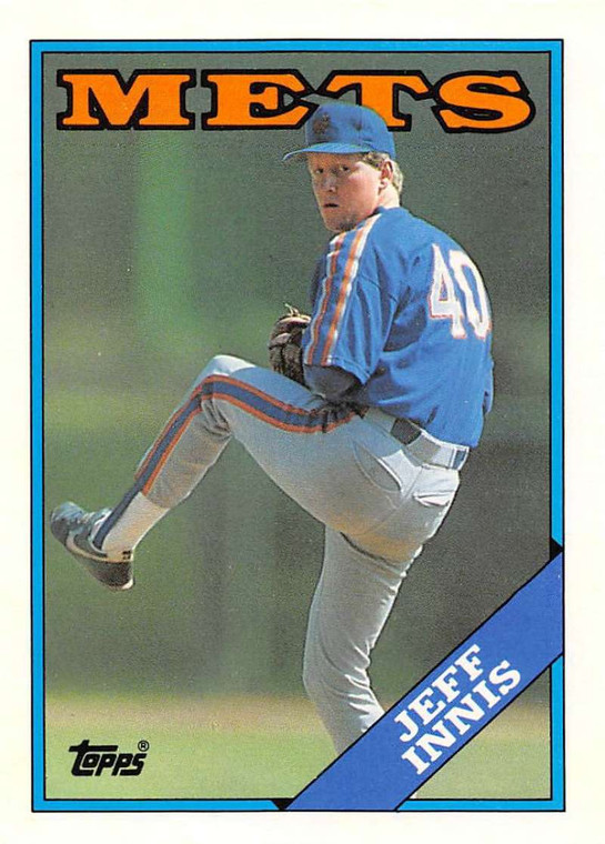 1988 Topps Traded #54T Jeff Innis NM-MT RC Rookie New York Mets 