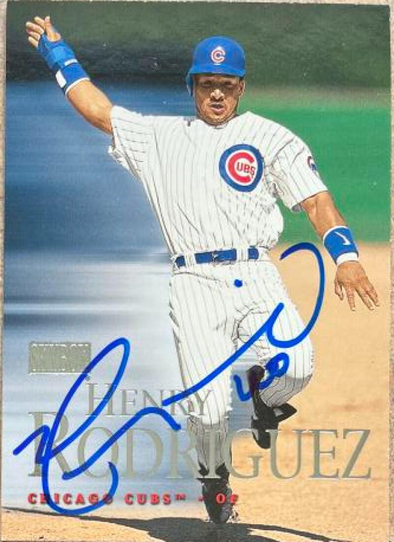 Henry Rodriguez Autographed 2000 Skybox #156