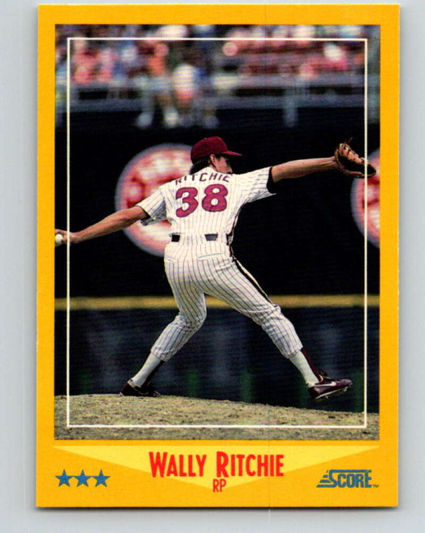 1988 Score #526 Wally Ritchie VG Philadelphia Phillies 