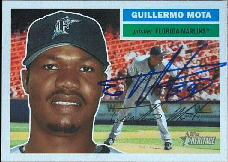 Guillermo Mota Autographed 2005 Topps Heritage #281