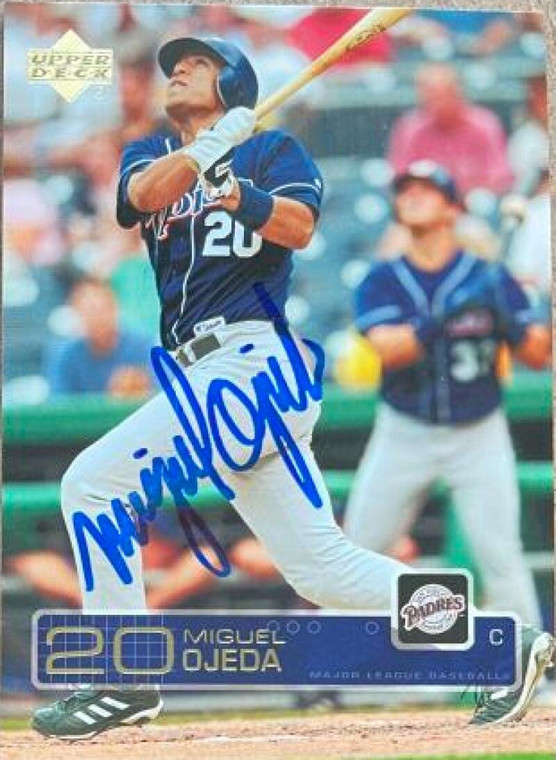 Miguel Ojeda Autographed 2003 Upper Deck #558