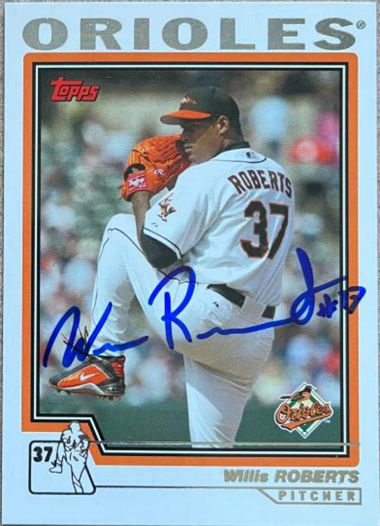 Willis Roberts Autographed 2004 Topps #105