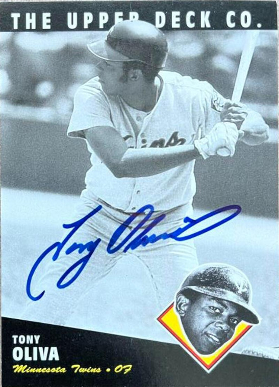 Tony Oliva Autographed 1994 Upper Deck All-Time Heroes #85