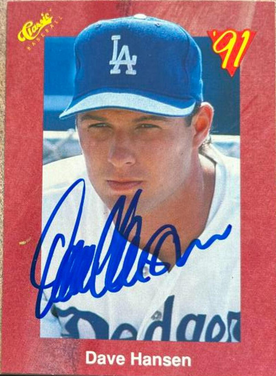 Dave Hansen Autographed 1991 Classic II #T35