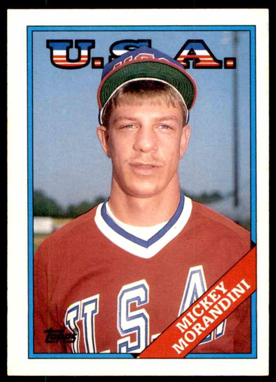 1988 Topps Traded #71T Mickey Morandini OLY NM-MT RC Rookie USA 