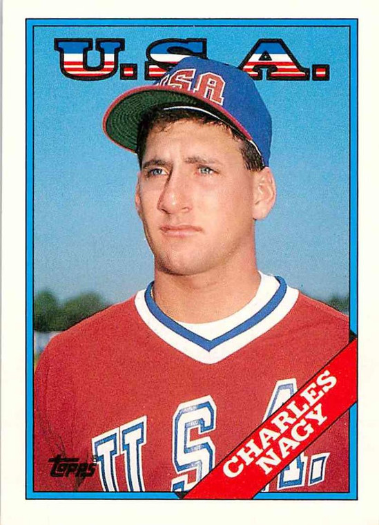 1988 Topps Traded #74T Charles Nagy OLY NM-MT RC Rookie USA 