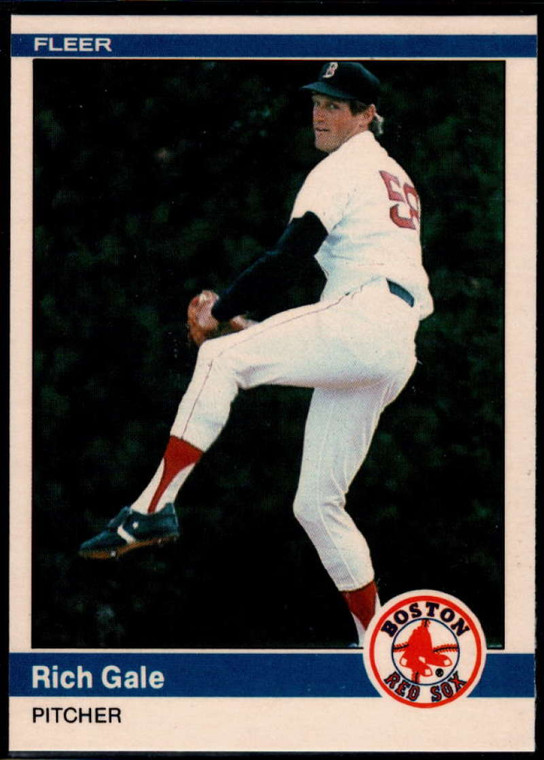 1984 Fleer Update #41 Rich Gale NM Boston Red Sox 