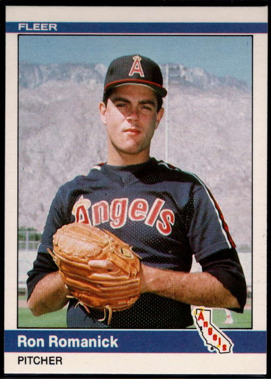 1984 Fleer Update #101 Ron Romanick NM California Angels 