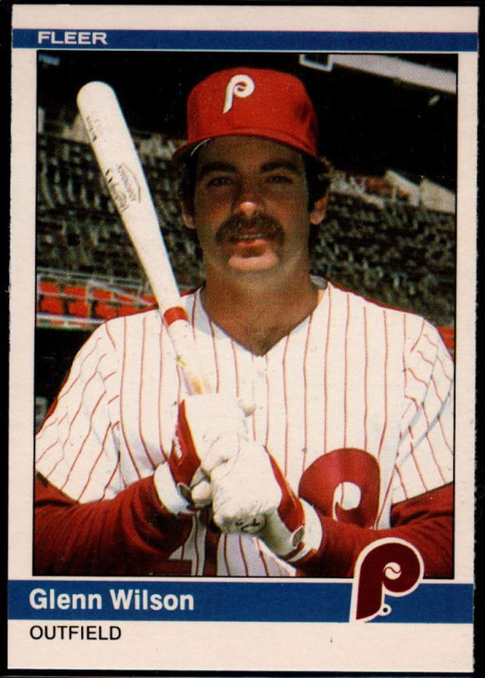 1984 Fleer Update #128 Glenn Wilson NM Philadelphia Phillies 