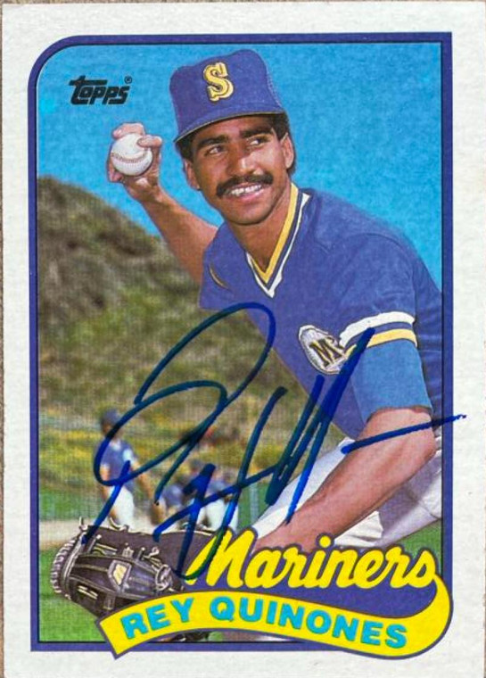 Rey Quinones Autographed 1989 Topps #246