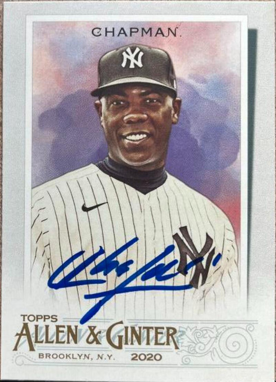 Aroldis Chapman Autographed 2020 Topps Allen & Ginter #287