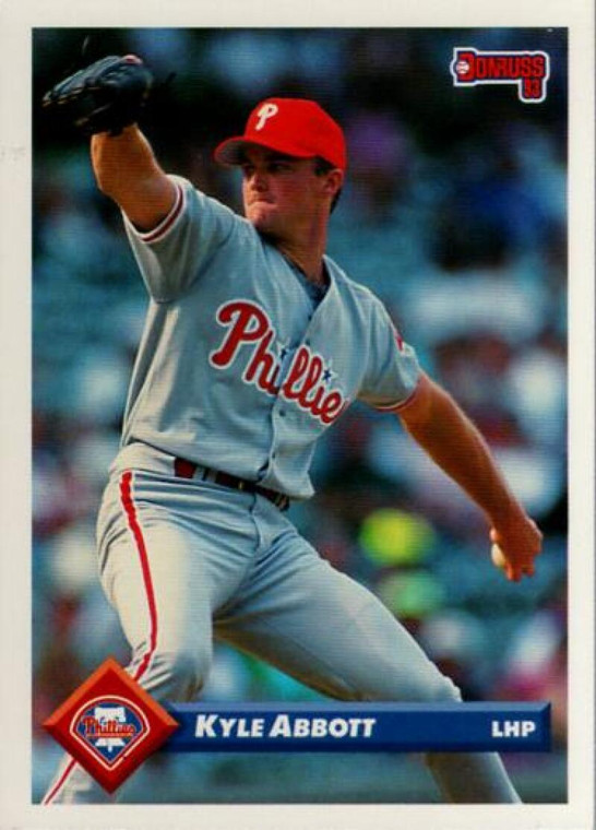 1993 Donruss #676 Kyle Abbott VG Philadelphia Phillies 