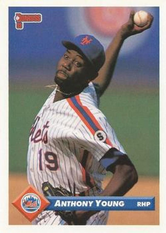 1993 Donruss #14 Anthony Young VG New York Mets 