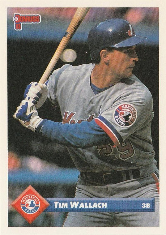 1993 Donruss #36 Tim Wallach VG Montreal Expos 