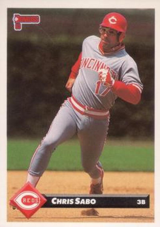 1993 Donruss #58 Chris Sabo VG Cincinnati Reds 