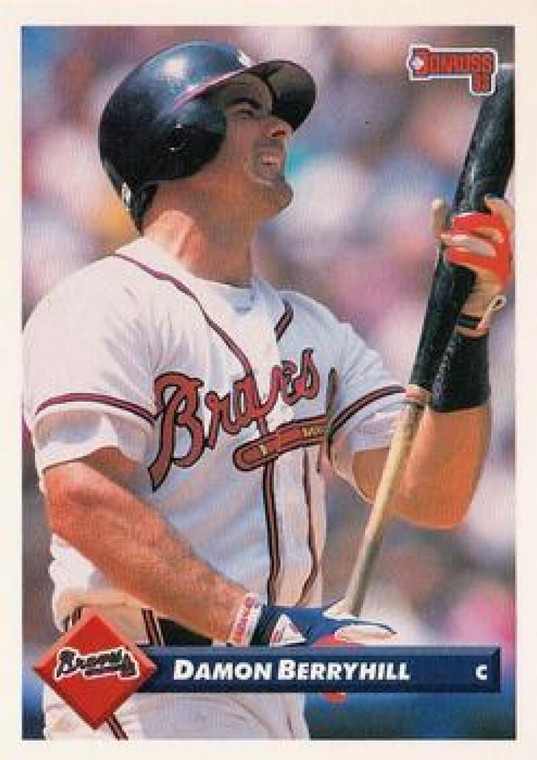 1993 Donruss #78 Damon Berryhill VG Atlanta Braves 