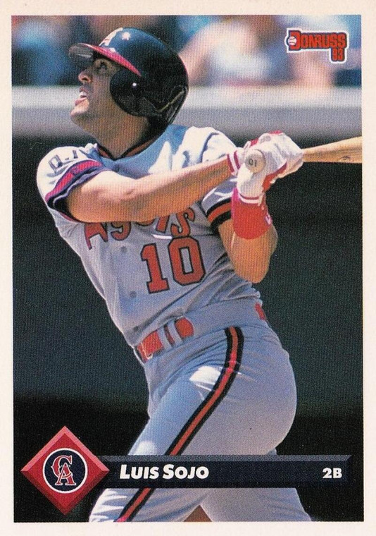 1993 Donruss #137 Luis Sojo VG California Angels 