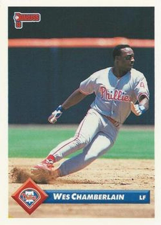 1993 Donruss #304 Wes Chamberlain VG Philadelphia Phillies 