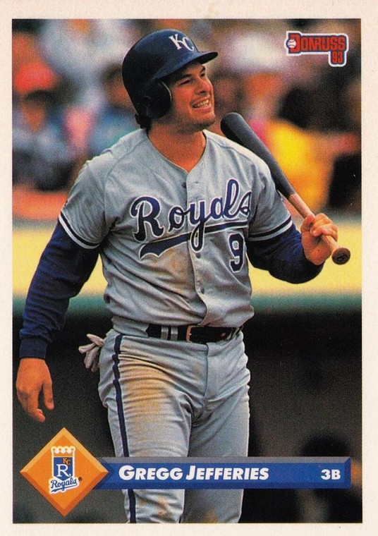 1993 Donruss #307 Gregg Jefferies VG Kansas City Royals 